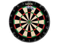 Keltik Steeldart Dartscheibe Komplettset mit Board, Pfeilen, Ring & Matte