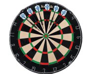 Keltik Steeldart Dartscheibe Komplettset mit Board, Pfeilen, Ring & Matte