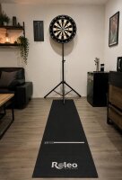 Keltik Steeldart Set mit Dartscheibe Dartboard, Ständer und Dartmatte