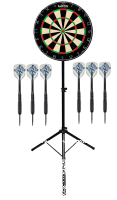 Keltik Steeldart Dartscheibe Komplettset mit Board, Ständer, Matte & Pfeilen