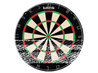 Keltik Dart Dartscheibe Komplettset: Profi Dartboard,...