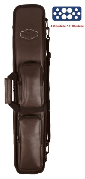 Billard Köcher Tasche Buffalo Braun 4 / 8