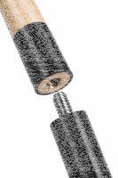 Billard Queue Kö zweiteilig, mit 12 mm Leder, 145 cm lang