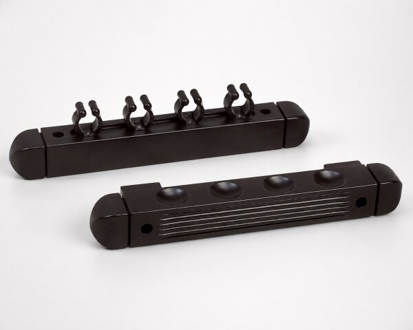 Billard Queue Wandhalter für 4 Stück, 29 cm lang, neu schwarz