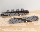 Billard Queue Wandhalter für 4 Stück, 29 cm lang, neu schwarz