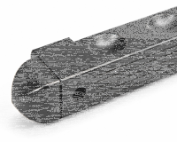 Billard Queue Wandhalter für 6 Stück, 35 cm lang, neu schwarz