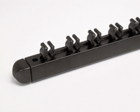 Billard Queue Wandhalter für 6 Stück, 35 cm lang, neu schwarz