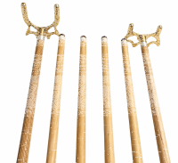 Billard Set - Wandhalterung + 4 professionelle Billardqueues + 2 Brückenqueues