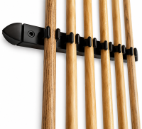 Billard Set - Wandhalterung + 4 professionelle Billardqueues + 2 Brückenqueues