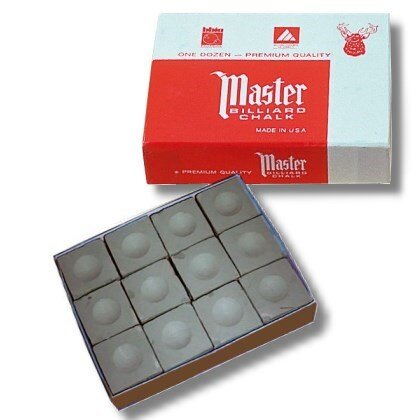 Billardkreide Billard Kreide Master grau 12 Stück