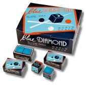 Billardkreide Blue Diamond, 25 x 2 Stück in Schachtel