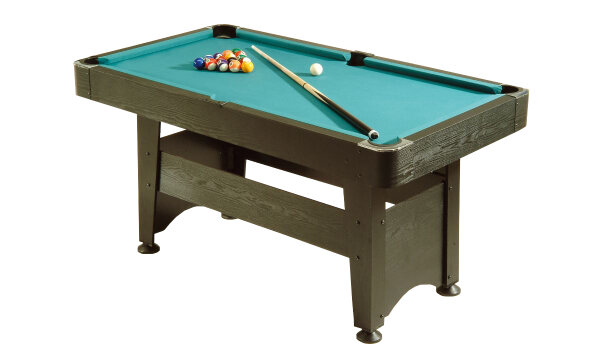 Billardtisch / Billard-Tisch "Chicago" SCHWARZ mit Zubehör, neu