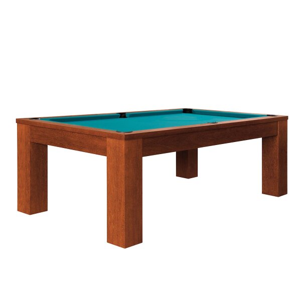 Billardtisch Trento Kirsche, 6 ft 212 x 120 cm groß, neu mit Schieferplatte