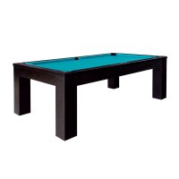 Billardtisch Trento Schwarz, 6 ft 212 x 120 cm groß, neu mit Schieferplatte