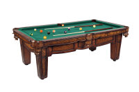 Billardtisch Wellington, 8 ft groß, 224 x 112 cm, neu mit Schieferplatte