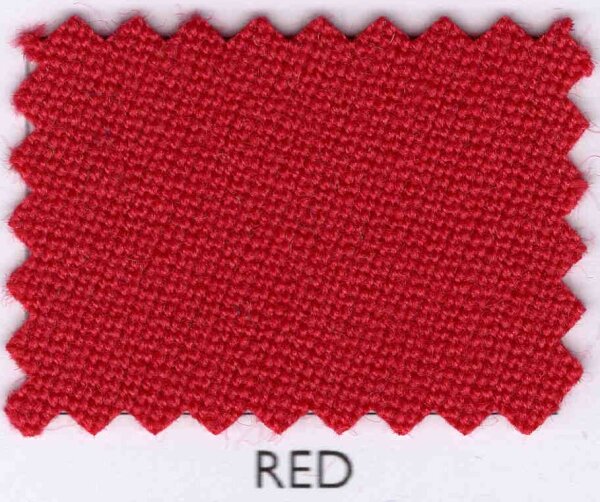 Billardtuch Simonis 760 - 590 g / lfdm - rot (red) - 165 cm