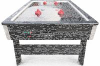 Charlsten Airhockey Tisch Foldy zusammenklappbar 6ft