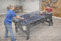Charlsten Airhockey Tisch Foldy zusammenklappbar 6ft