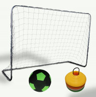 Charlsten Fußball Set - Tor 180x120x60 cm +...