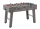 Charlsten Kickertisch Tischkicker Soccer Grau - Safety-Teleskopversion