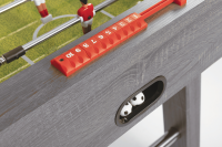Charlsten Kickertisch Tischkicker Soccer Grau - Sport durchgehende Stangen