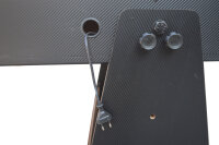 Charlsten Multi Airhockeytisch / Billardtisch - 2-in-1 zusammenklappbar schwarz oder Holzoptik