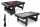 Charlsten Multi Airhockeytisch / Billardtisch - 2-in-1 zusammenklappbar schwarz oder Holzoptik