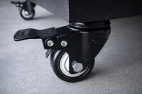 Charlsten Multi Airhockeytisch / Billardtisch Holzoptik - 2-in-1 zusammenklappbar