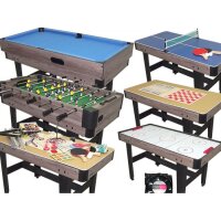 Charlsten Multi Tisch 16 in 1 Kicker, Billard, Airhockey uvm.