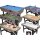 Charlsten Multi Tisch 16 in 1 Kicker, Billard, Airhockey uvm.