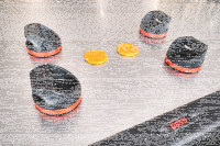 Charlsten Profi Airhockeytisch Metallook