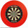 Dart-Auffangring Catchring Ring rot PU neu