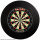 Dart-Auffangring Catchring Ring schwarz PU neu