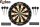Dartset Dartscheibe Winmau Blade 6 + 2 Satz Roleo Dartpfeile + 2 x Roleo Dartbox