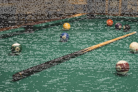 Einteiliges Pool Billardqueue 110 cm lang von John West
