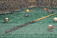 Einteiliges Pool Billardqueue 120 cm lang von John West