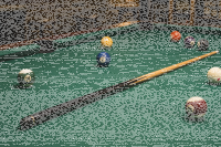 Einteiliges Pool Billardqueue 130 cm lang von John West