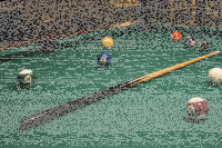 Einteiliges Pool Billardqueue 140 cm lang von John West