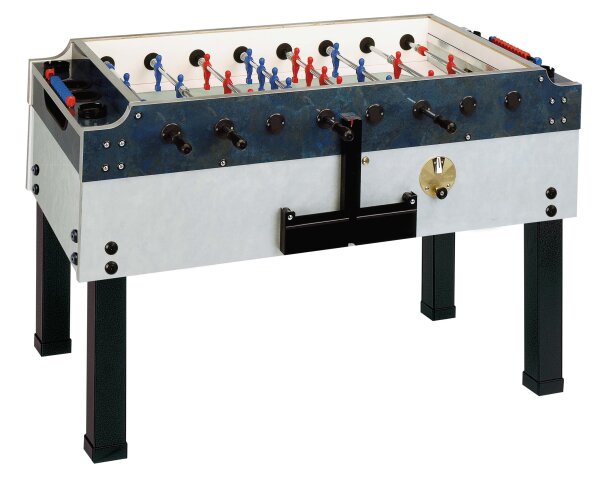 Garlando Kickertisch Tischkicker Olympic Outdoor Münzeinwurf Safety-Teleskop