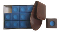 John West Billard Kreidehalter Braun + 12 Stück...