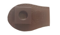 John West Billard Kreidehalter mit Magnetclip Braun
