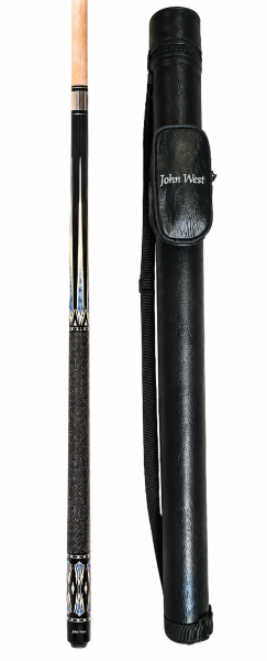 John West Billard Profi Set - Profi Pool Billardqueue + Köcher + Gewindeschutz