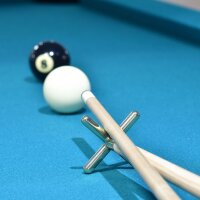 John West Billard Queuebrücke Messing Kreuz
