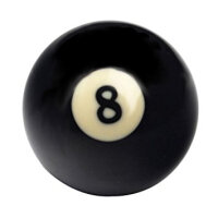 John West Billardkugel 57 mm Einzelkugel Schwarze 8