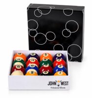 Pool Billardkugeln 57 mm von John West – Komplettes...