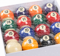 Pool Billardkugeln 57 mm von John West – Komplettes Kugelset