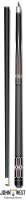 John West Pool Billardqueue JWBK 13 mm Fiberglas