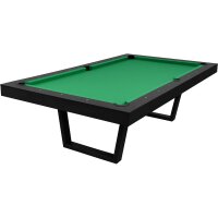 John West Pool Billardtisch Denver Dream 8ft Schwarz inkl. Abdeckplatte mit Schieferplatte
