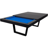 John West Pool Billardtisch Denver Dream 8ft Schwarz inkl. Abdeckplatte mit Schieferplatte