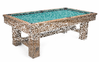 John West Pool Billardtisch Endrino mit Schieferplatte